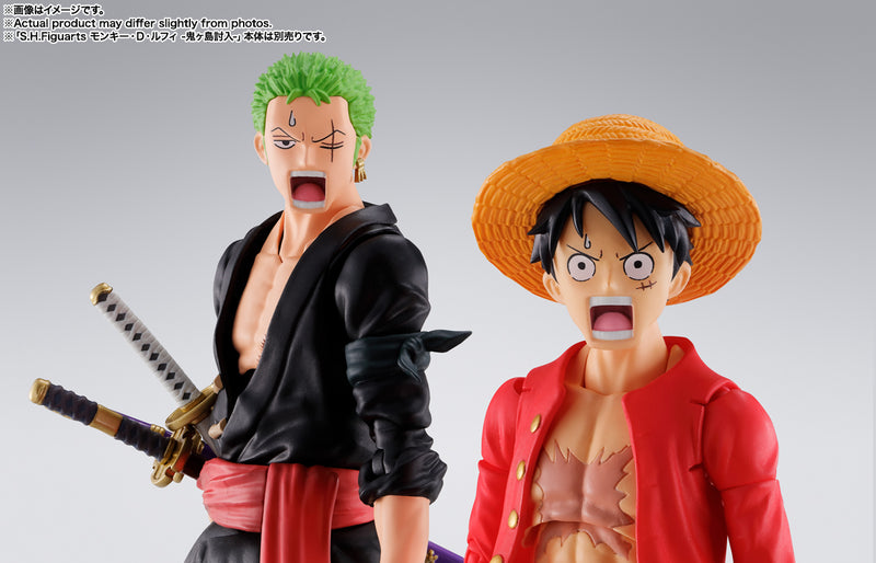 BANDAI Tamashii Nations S.H.Figuarts Roronoa Zoro (The Raid On Onigashima) - ONE PIECE Action Figure