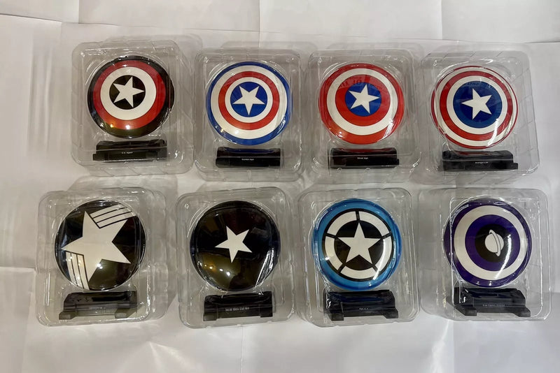 DIAMOND SELECT TOYS Porcelain Shield Collection Captain America Box Full Set Comic Ver. (8 Pcs) - Marvel