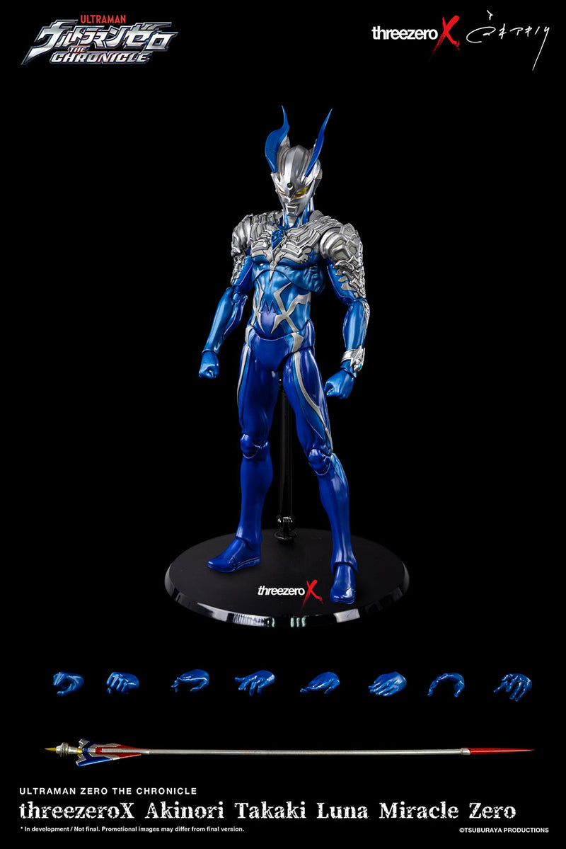 ThreeZero ThreezeroX Akinori Takaki Luna Miracle Zero - Ultraman Zero THE CHRONICLE Action Figure