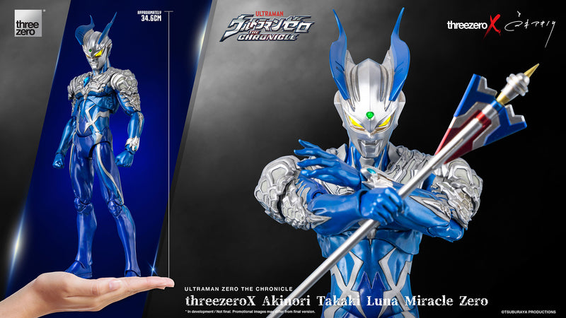 ThreeZero ThreezeroX Akinori Takaki Luna Miracle Zero - Ultraman Zero THE CHRONICLE Action Figure