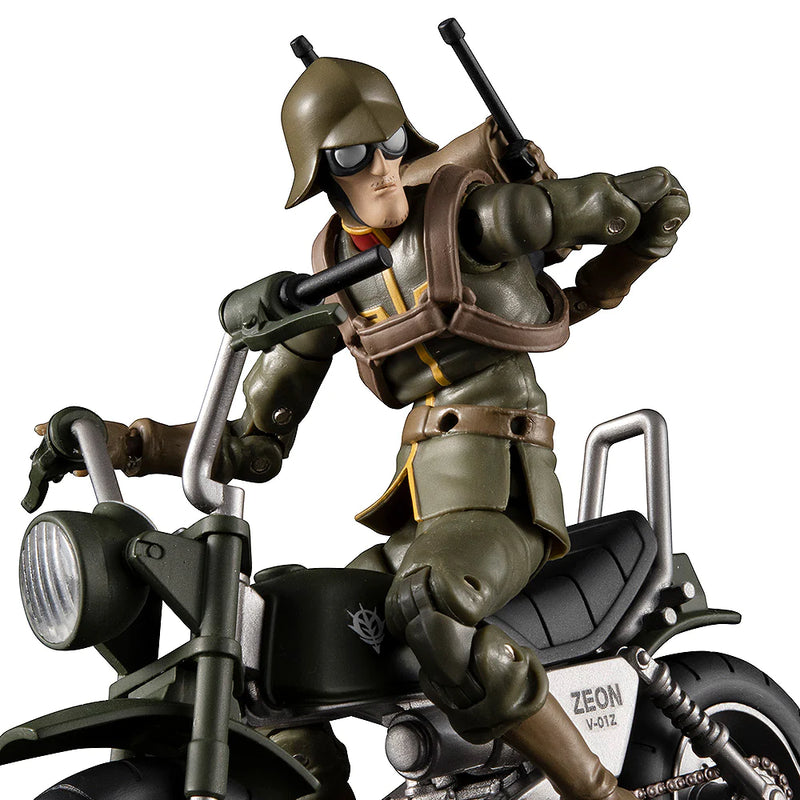Megahouse G.M.G. Principality of Zeon 08 VSP General Soldier & Motorcycle - Gundam Action Figure