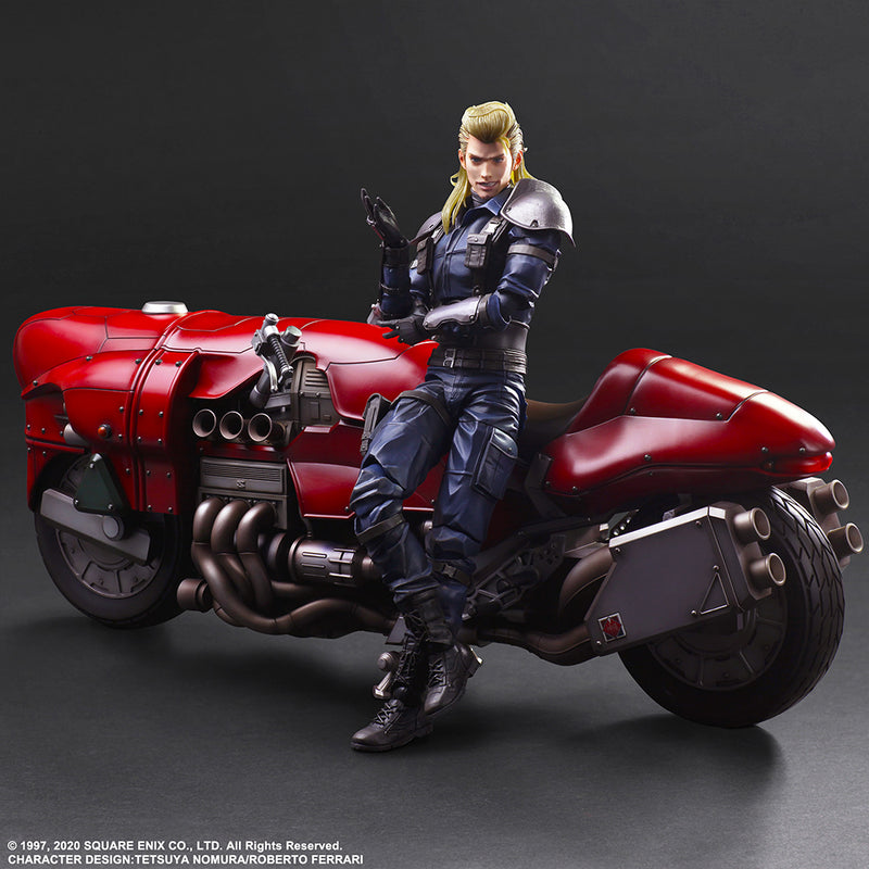 Square Enix Play Arts Kai Roche & Motorcycle Set - Final Fantasy VII Remake Action Figure