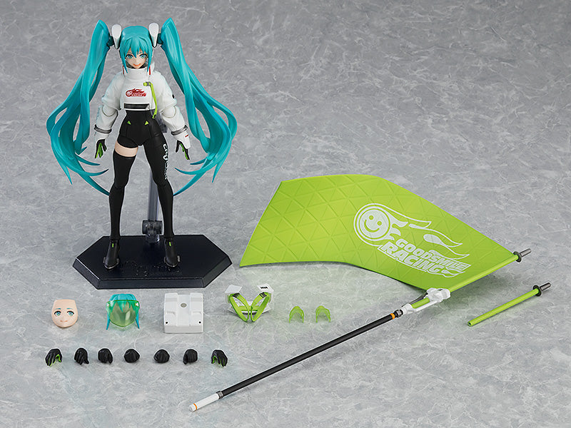 GOODSMILE RACING SP-142 figma Racing Miku 2022 ver. - Character Vocal Series 01: Hatsune Miku Action Figure