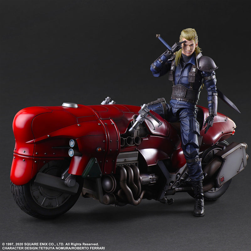 Square Enix Play Arts Kai Roche & Motorcycle Set - Final Fantasy VII Remake Action Figure