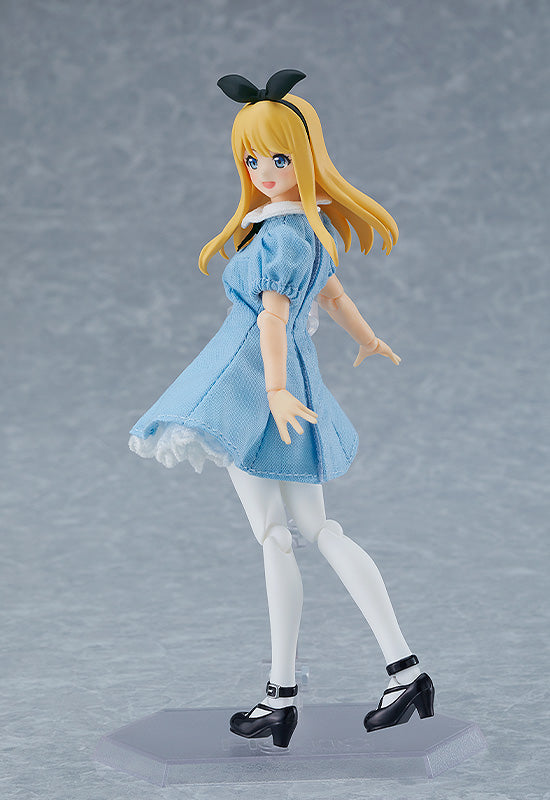 Max Factory 598 figma Female Body (Alice) with Dress + Apron Outfit - figma Styles Action Figure
