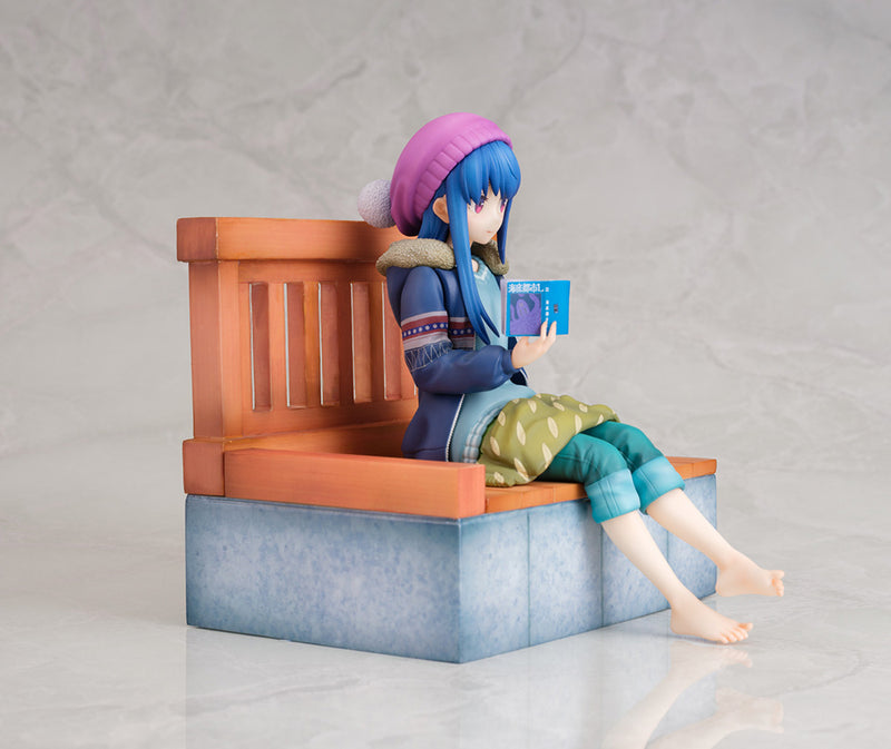 Amiami X Amakuni Rin Shima Footbath ver. - Laid-Back Camp 1/7 Scale Figure