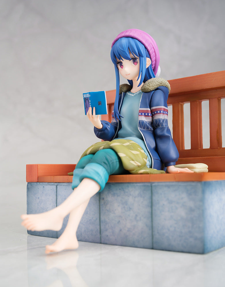 Amiami X Amakuni Rin Shima Footbath ver. - Laid-Back Camp 1/7 Scale Figure