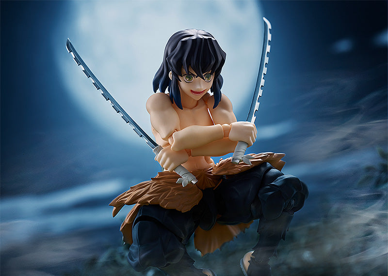 Max Factory 533-DX figma Inosuke Hashibira DX Edition - Demon Slayer Action Figure