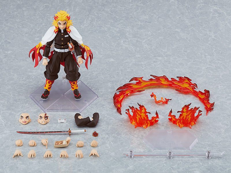 Max Factory 553 figma Kyojuro Rengoku - Demon Slayer: Kimetsu no Yaiba Action Figure