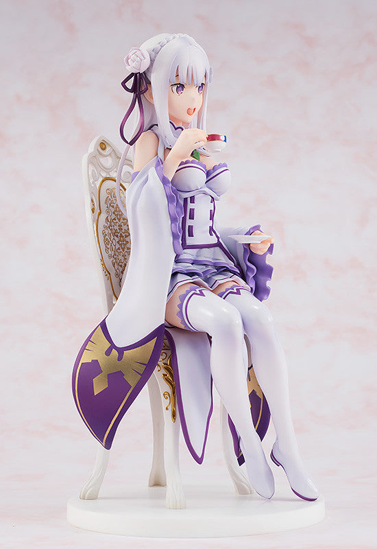 KADOKAWA Kdcolle Emilia: Tea Party Ver. (re-run) - Re:ZERO -Starting Life in Another World- 1/7 Scale Figure