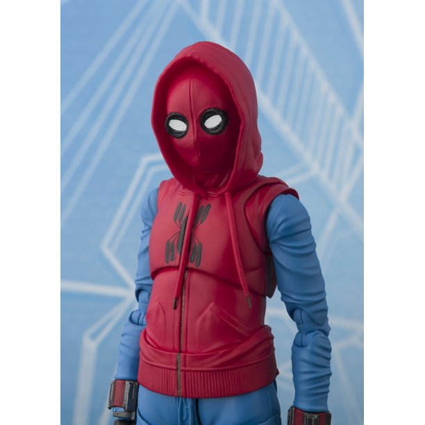 BANDAI Tamashii Nations S.H.Figuarts Spider-Man (Home Made Suit Ver.) - Spider-Man: Homecoming Action Figure