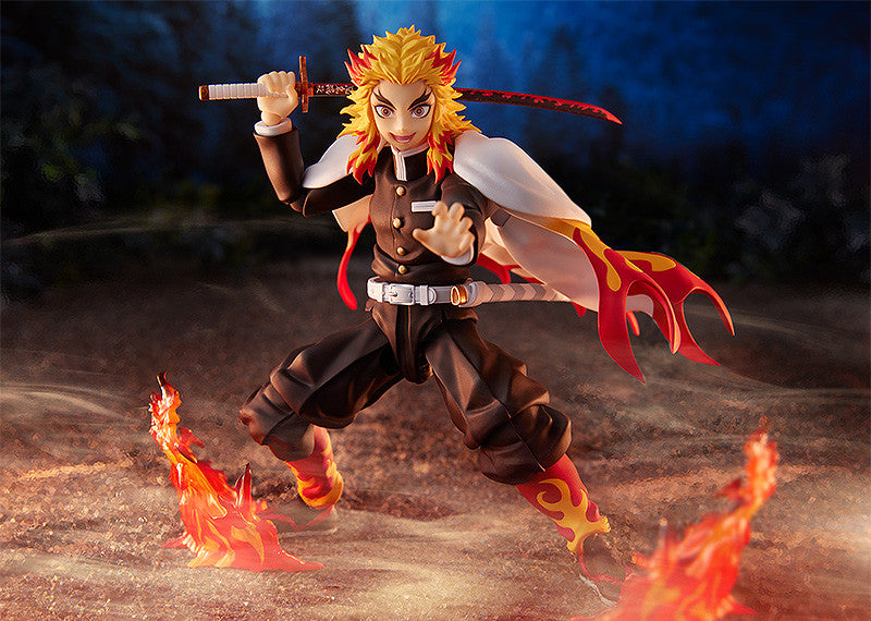 Max Factory 553 figma Kyojuro Rengoku - Demon Slayer: Kimetsu no Yaiba Action Figure