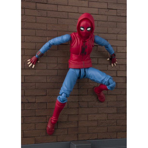 BANDAI Tamashii Nations S.H.Figuarts Spider-Man (Home Made Suit Ver.) - Spider-Man: Homecoming Action Figure