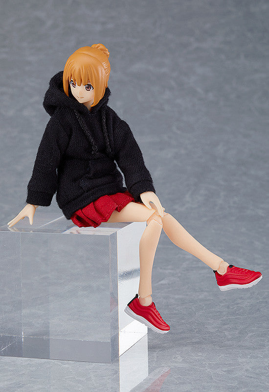 Max Factory 478 figma Female Body (Emily) with Hoodie Outfit - figma Styles Action Figure