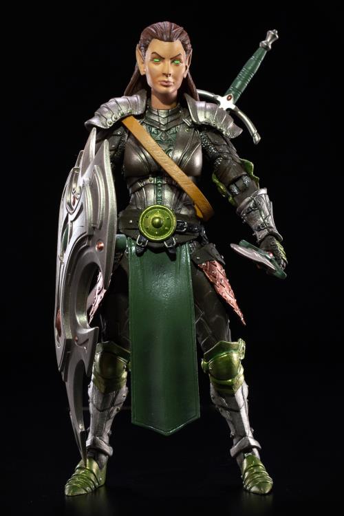 Four Horsemen Mythic Legions Deluxe Female Elf Builder War of the Aetherblade Action Figure