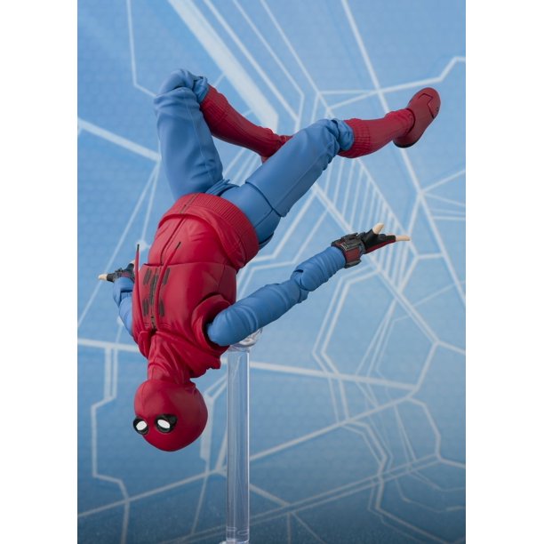 BANDAI Tamashii Nations S.H.Figuarts Spider-Man (Home Made Suit Ver.) - Spider-Man: Homecoming Action Figure