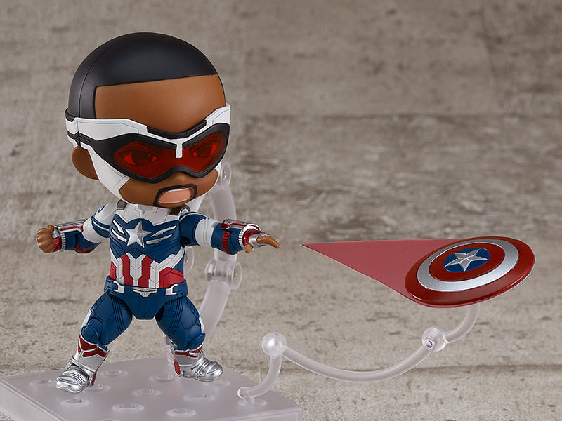 Good Smile Company 1618-DX Nendoroid Captain America (Sam Wilson) DX - The Falcon and The Winter Soldier Action Figure