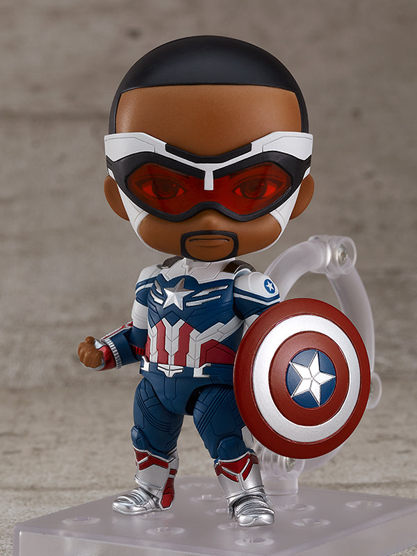 Good Smile Company 1618-DX Nendoroid Captain America (Sam Wilson) DX - The Falcon and The Winter Soldier Action Figure