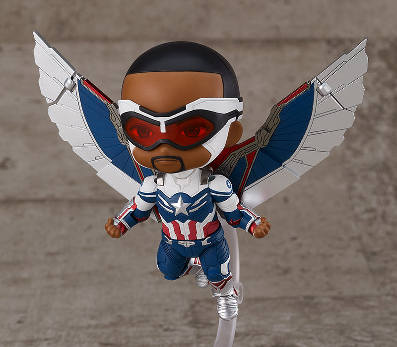 Good Smile Company 1618-DX Nendoroid Captain America (Sam Wilson) DX - The Falcon and The Winter Soldier Action Figure