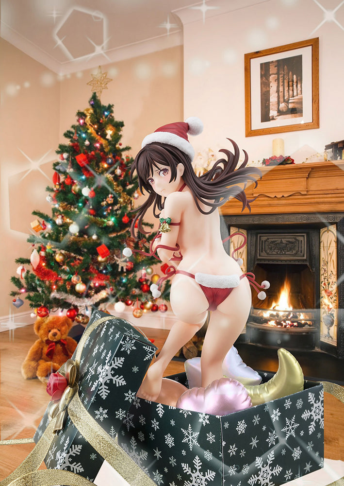 Hakoiri-musume inc Mizuhara Chizuru In A Santa Claus Bikini De Fluffy Figure - Rent-A-Girlfriend 1/6 Scale Figure