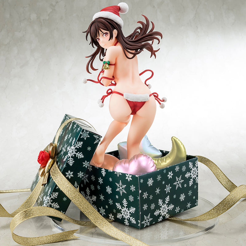 Hakoiri-musume inc Mizuhara Chizuru In A Santa Claus Bikini De Fluffy Figure - Rent-A-Girlfriend 1/6 Scale Figure