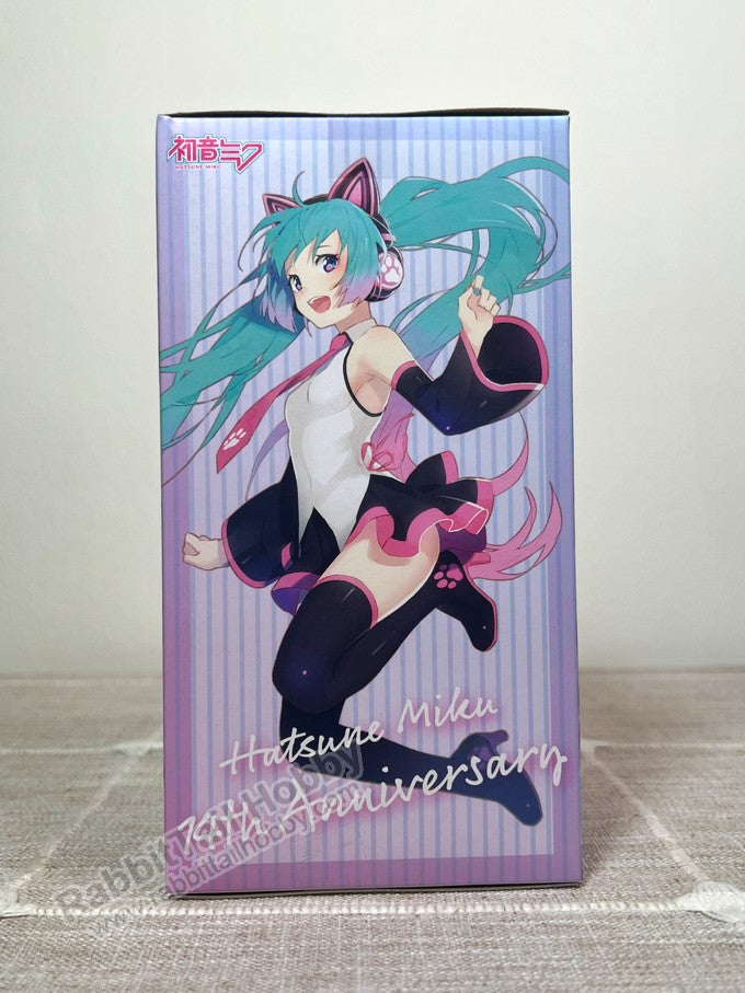 Taito AMP Figure Hatsune Miku Birthday 2021 ~Happy Cat ver~- Miku Prize Figure