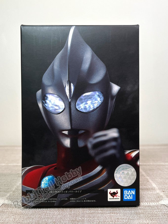 BANDAI Tamashii Nations S.H.Figuarts Shinkocchouseihou Ultraman Tiga Power Type - Ultraman Action Figure