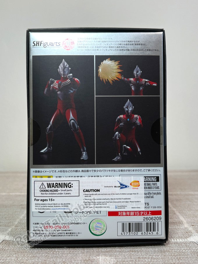 BANDAI Tamashii Nations S.H.Figuarts Shinkocchouseihou Ultraman Tiga Power Type - Ultraman Action Figure