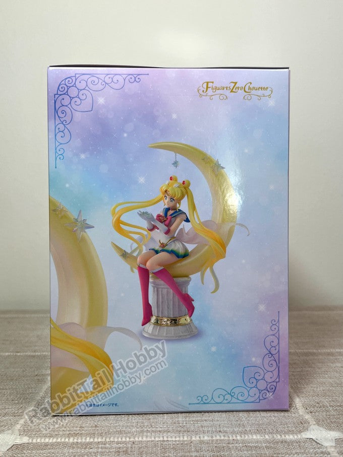BANDAI Tamashii Nations FiguartsZERO Chouette Super Sailor Moon Bright Moon & Legendary Silver Crystal - Pretty Guardian Sailor Moon Non Scale Figure