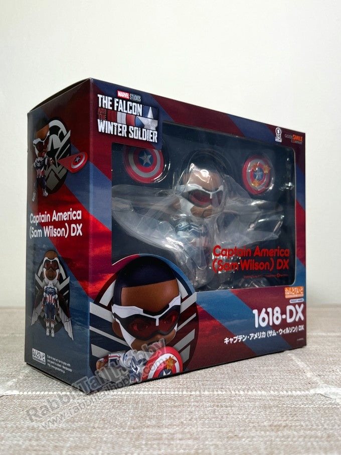 Good Smile Company 1618-DX Nendoroid Captain America (Sam Wilson) DX - The Falcon and The Winter Soldier Action Figure