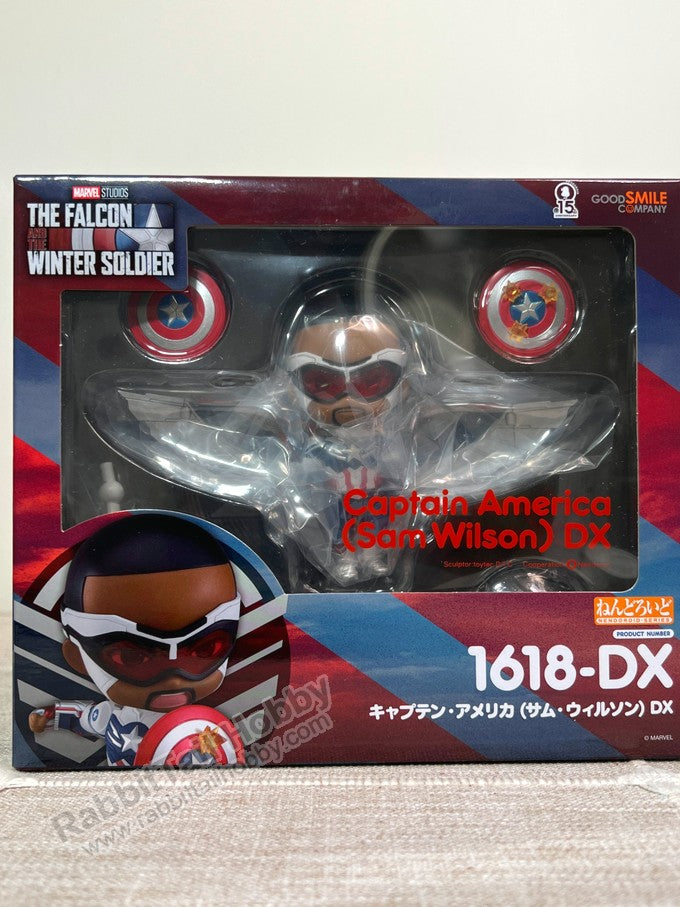 Good Smile Company 1618-DX Nendoroid Captain America (Sam Wilson) DX - The Falcon and The Winter Soldier Action Figure