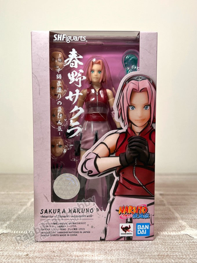 BANDAI Tamashii Nations S.H.Figuarts Sakura Haruno "Inheritor of Tsunade's Indominable Will" - Naruto Shippuden Action Figure