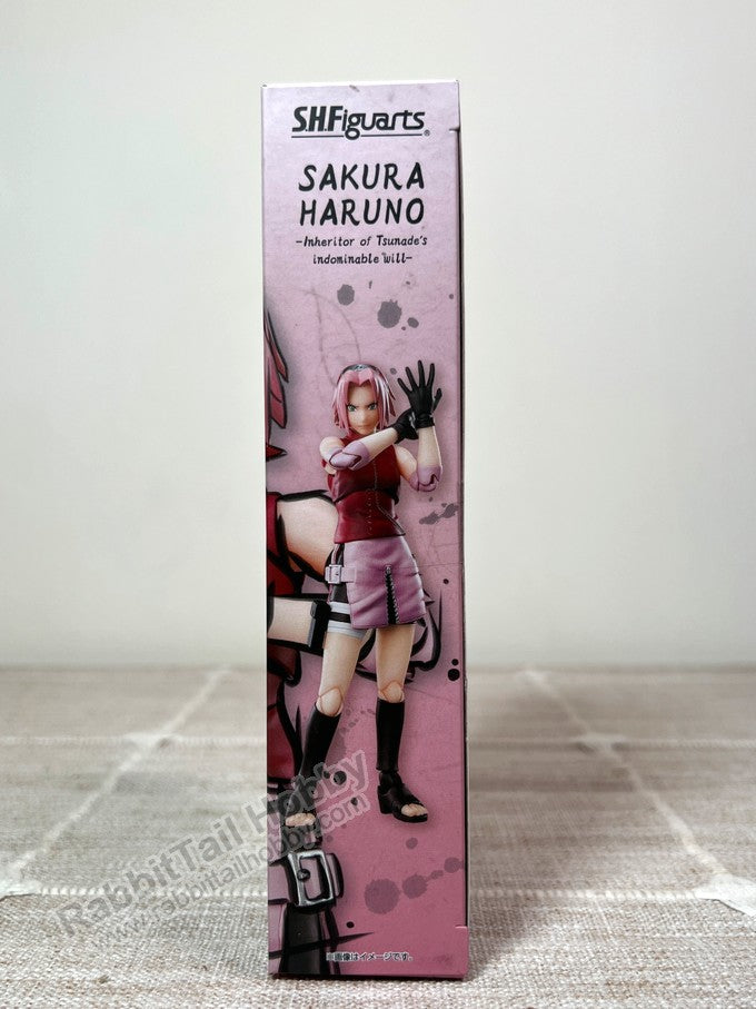 BANDAI Tamashii Nations S.H.Figuarts Sakura Haruno "Inheritor of Tsunade's Indominable Will" - Naruto Shippuden Action Figure