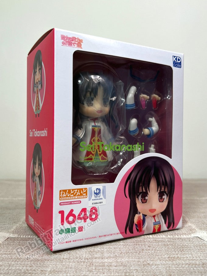 KADOKAWA 1648 Nendoroid Sei Takanashi - The Saint's Magic Power is Omnipotent Action Figure