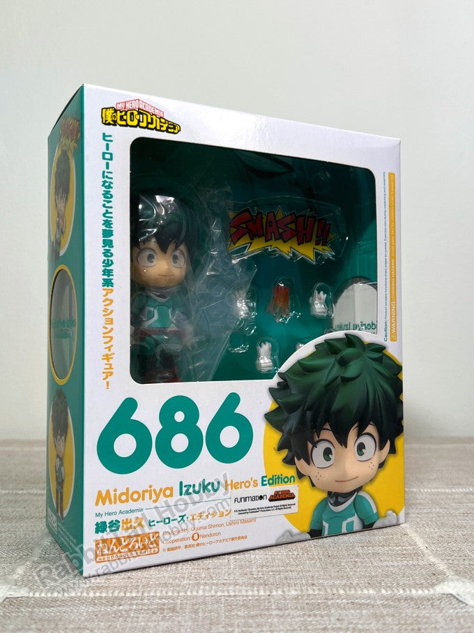 TAKARA TOMY 686 Nendoroid Izuku Midoriya: Hero's Edition - My Hero Academia Action Figure