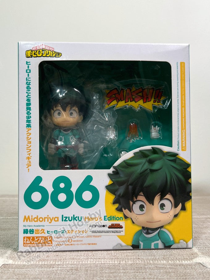 TAKARA TOMY 686 Nendoroid Izuku Midoriya: Hero's Edition - My Hero Academia Action Figure