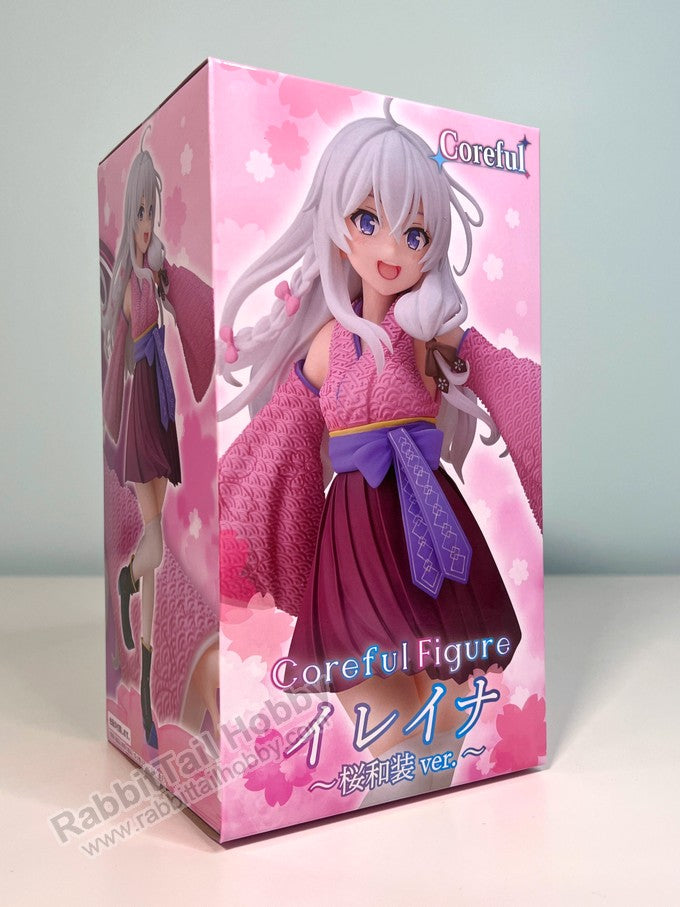 Taito Coreful Figure Elaina ~Sakura Japanese Kimono ver. - Wandering Witch: The Journey of Elaina Prize Figure