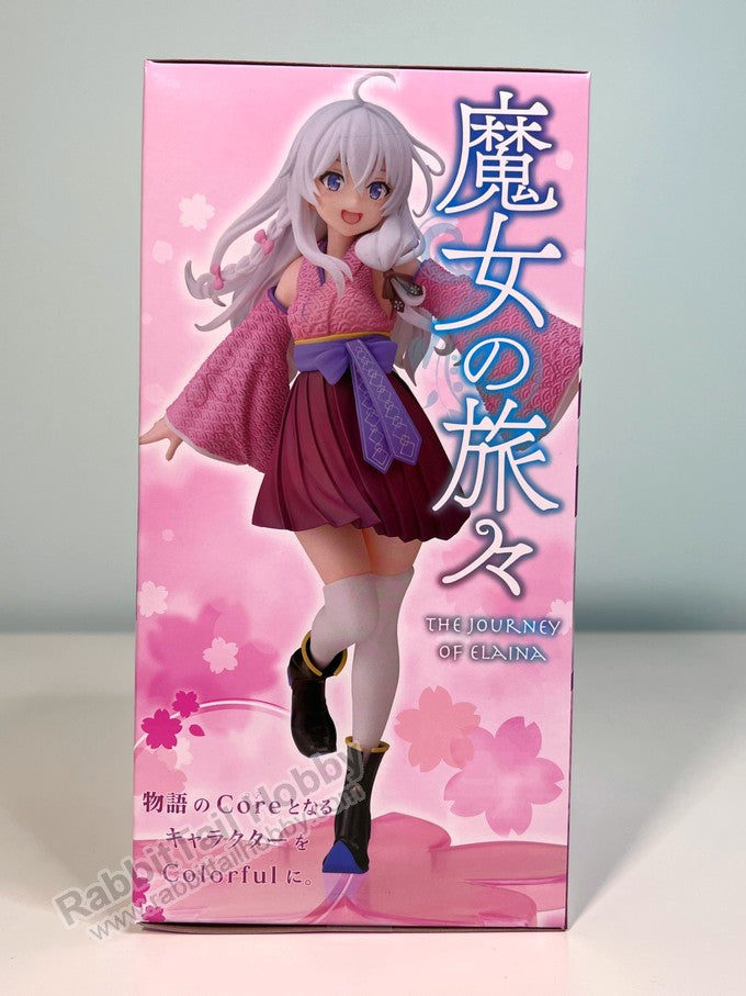 Taito Coreful Figure Elaina ~Sakura Japanese Kimono ver. - Wandering Witch: The Journey of Elaina Prize Figure