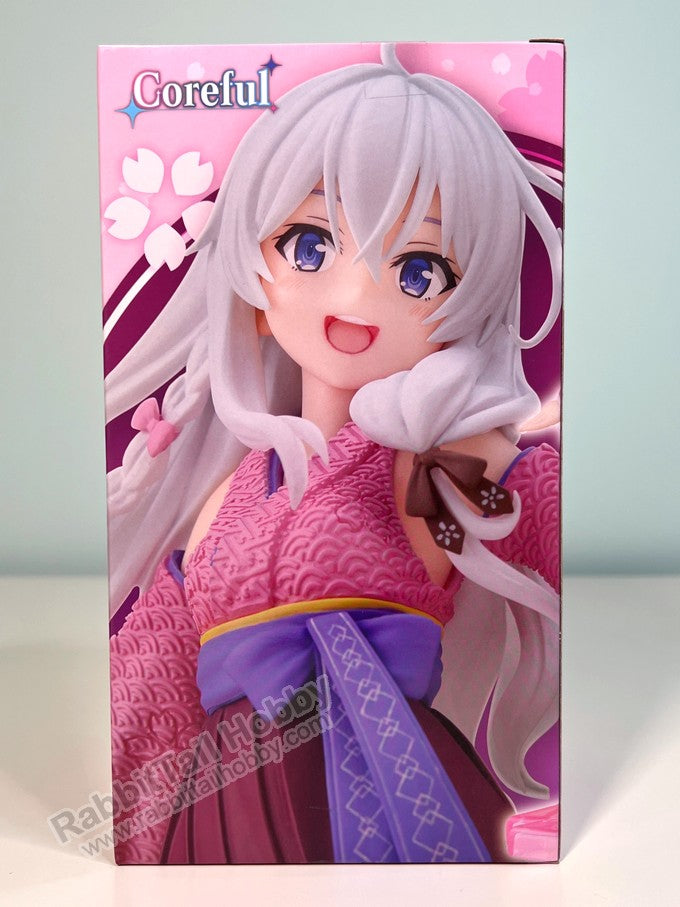 Taito Coreful Figure Elaina ~Sakura Japanese Kimono ver. - Wandering Witch: The Journey of Elaina Prize Figure
