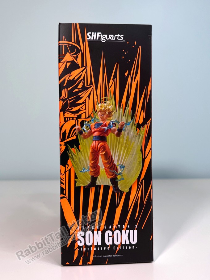 BANDAI Tamashii Nations S.H.Figuarts Super Saiyan 2 Son Goku Exclusive Edition SDCC 2022 - Dragon Ball Z Action Figure