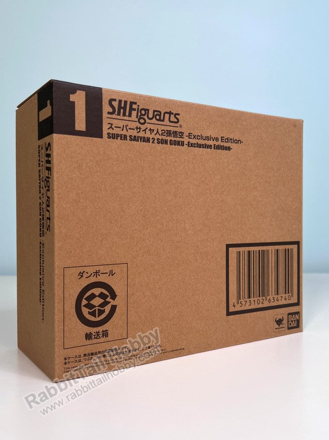 BANDAI Tamashii Nations S.H.Figuarts Super Saiyan 2 Son Goku Exclusive Edition SDCC 2022 - Dragon Ball Z Action Figure