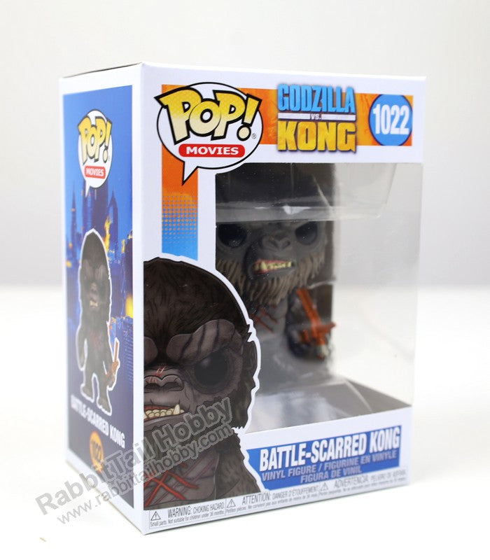 Funko POP! Movies 1022 Battle Scarred Kong - Godzilla VS Kong Chibi Figure