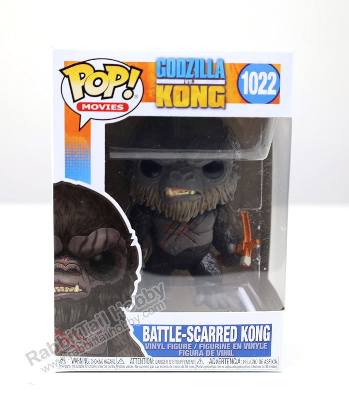 Funko POP! Movies 1022 Battle Scarred Kong - Godzilla VS Kong Chibi Figure