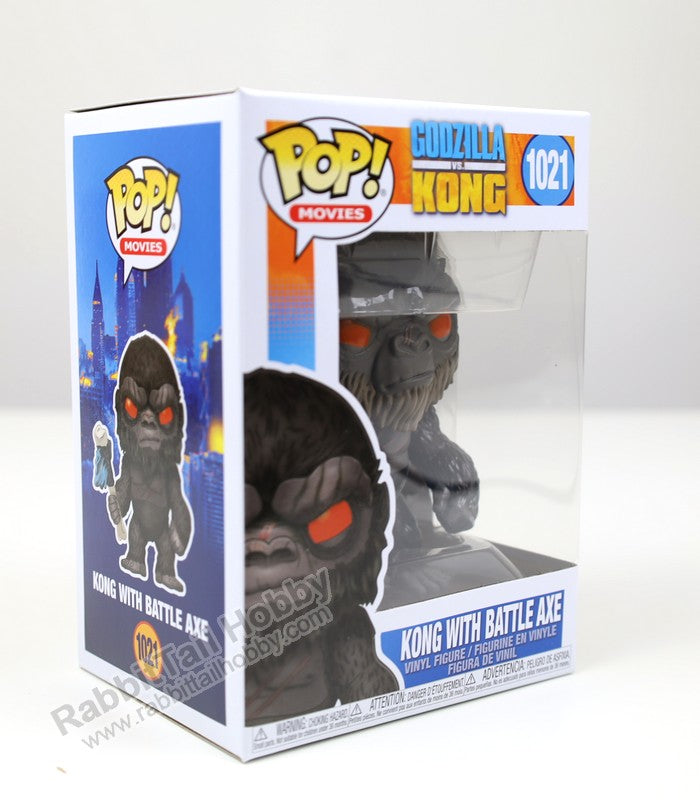 Funko POP! Movies 1021 Kong With Battle Axe - Godzilla VS Kong Chibi Figure
