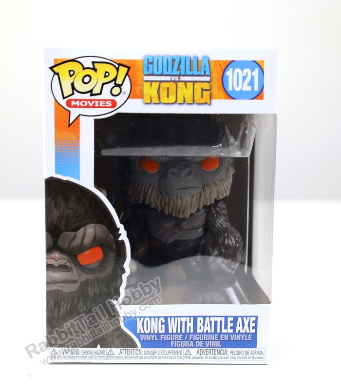 Funko POP! Movies 1021 Kong With Battle Axe - Godzilla VS Kong Chibi Figure