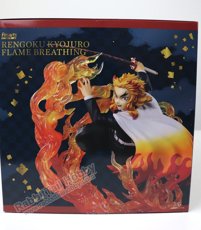 BANDAI Tamashii Nations FiguartsZero Kyojuro Rengoku Flame Breathing - Demon Slayer Figure