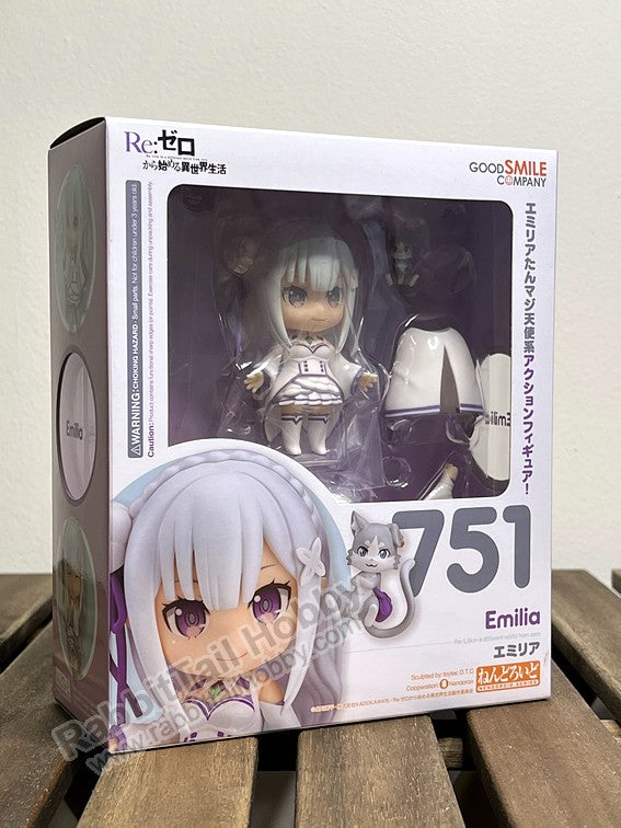 Good Smile Company 751 Nendoroid Emilia - Re:ZERO -Starting Life in Another World- Chibi Figure