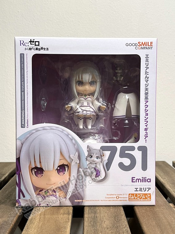 Good Smile Company 751 Nendoroid Emilia - Re:ZERO -Starting Life in Another World- Chibi Figure