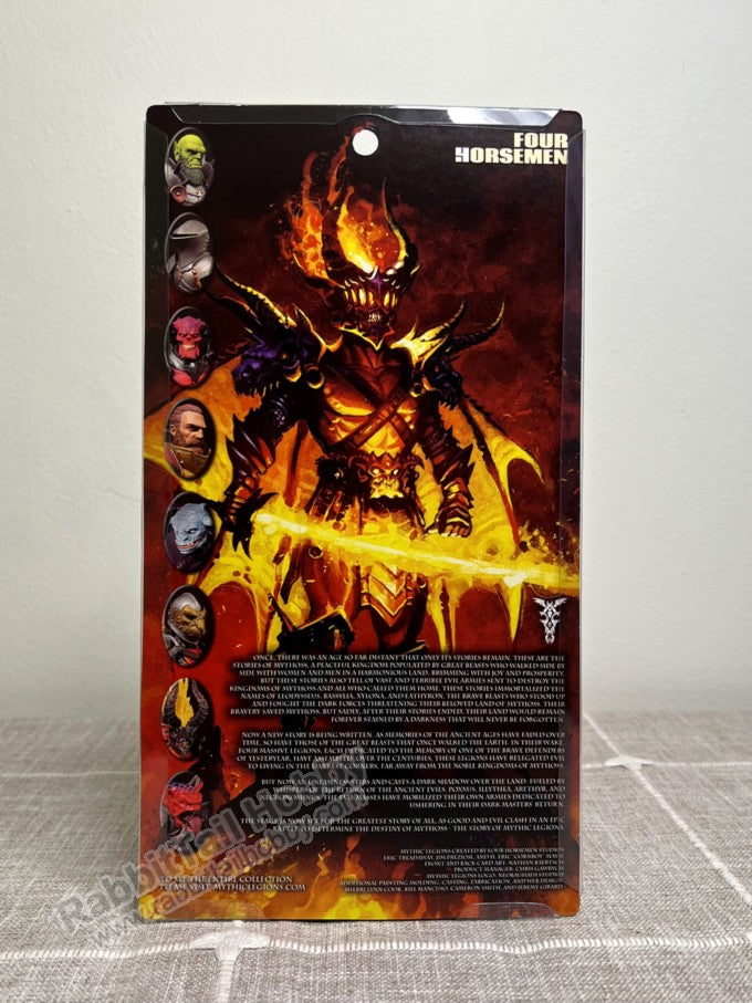 Four Horsemen Mythic Legions Mephitor - All-Stars 4 Action Figure