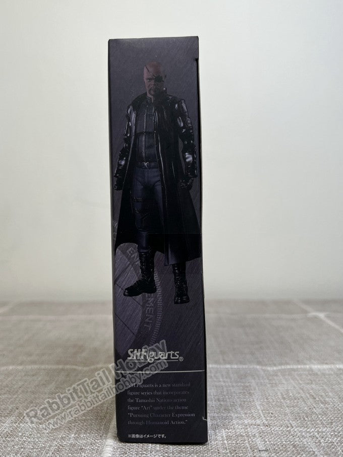 BANDAI Tamashii Nations S.H.Figuarts Nick Fury (Avengers) - Marvel Avengers Action Figure